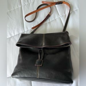 Navy Dooney and Bourke Toggle Crossbody Bag